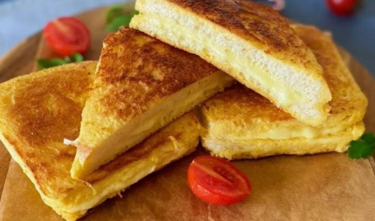 Kahvaltılarınızı şölene dönüştürecek yumurtalı tost tarifi!