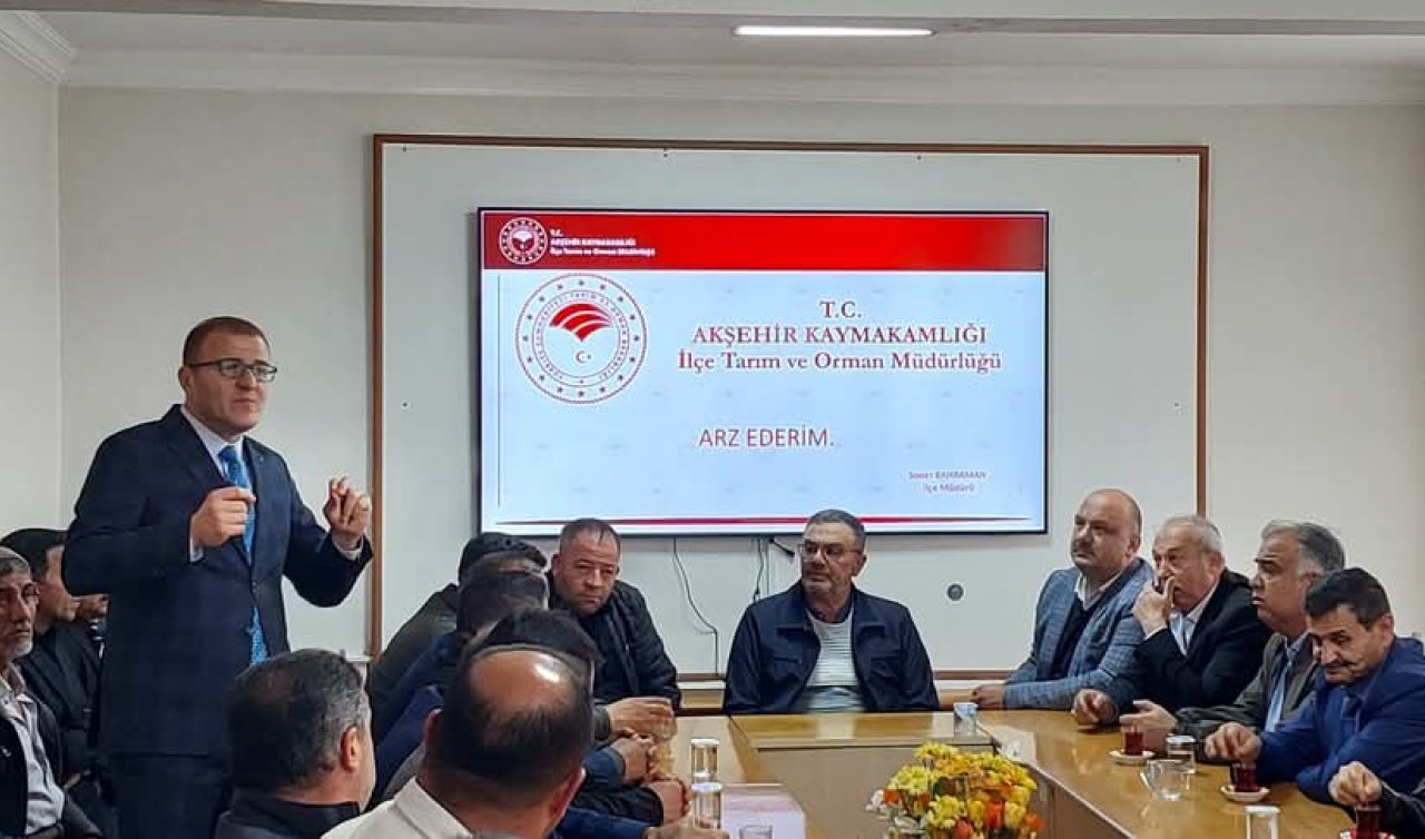 Konya’da Zirai Don Toplantısı Gerçekleştirildi