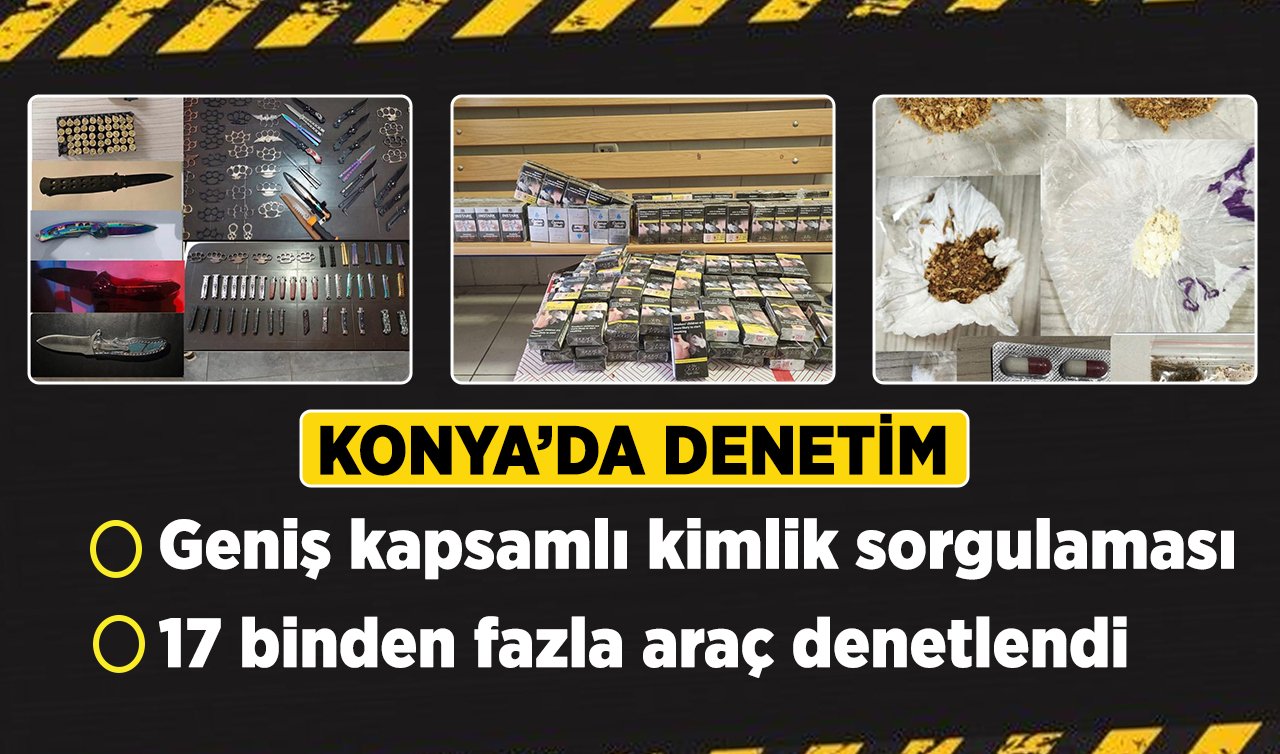 Konya’da denetim! 2 milyonu aşkın trafik cezası uygulandı
