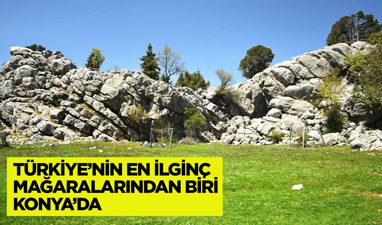 Konya’daki 2 katlı bu mağaranın yerini Konyalılar bile bilmiyor! Giriş zor çıkışı yok