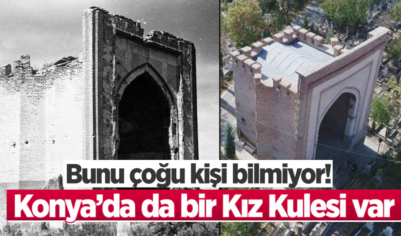 Sadece İstanbul’da sanıyorduk! Konya’nın ortasında bir Kız Kulesi 