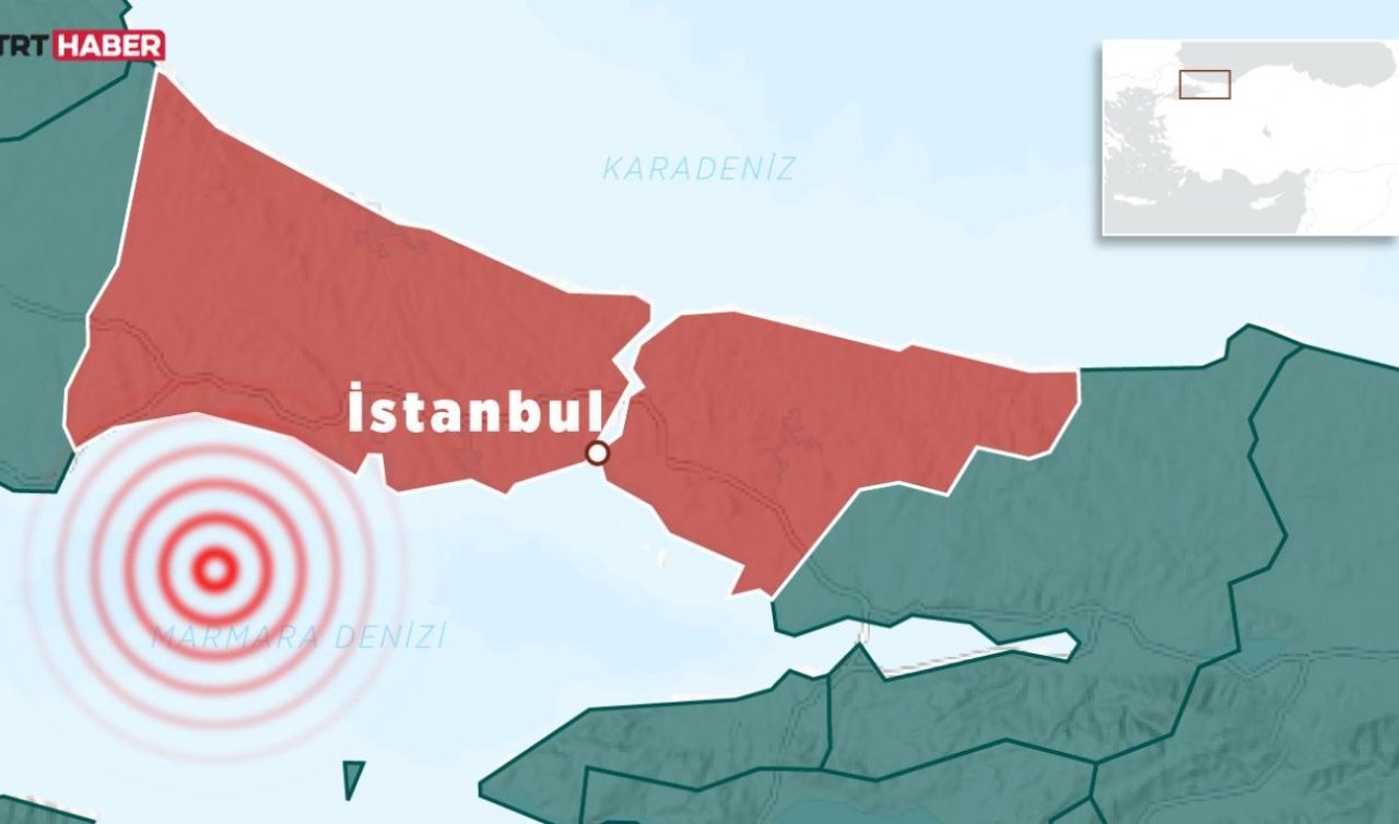 İstanbul’da 266 artçı deprem meydana geldi