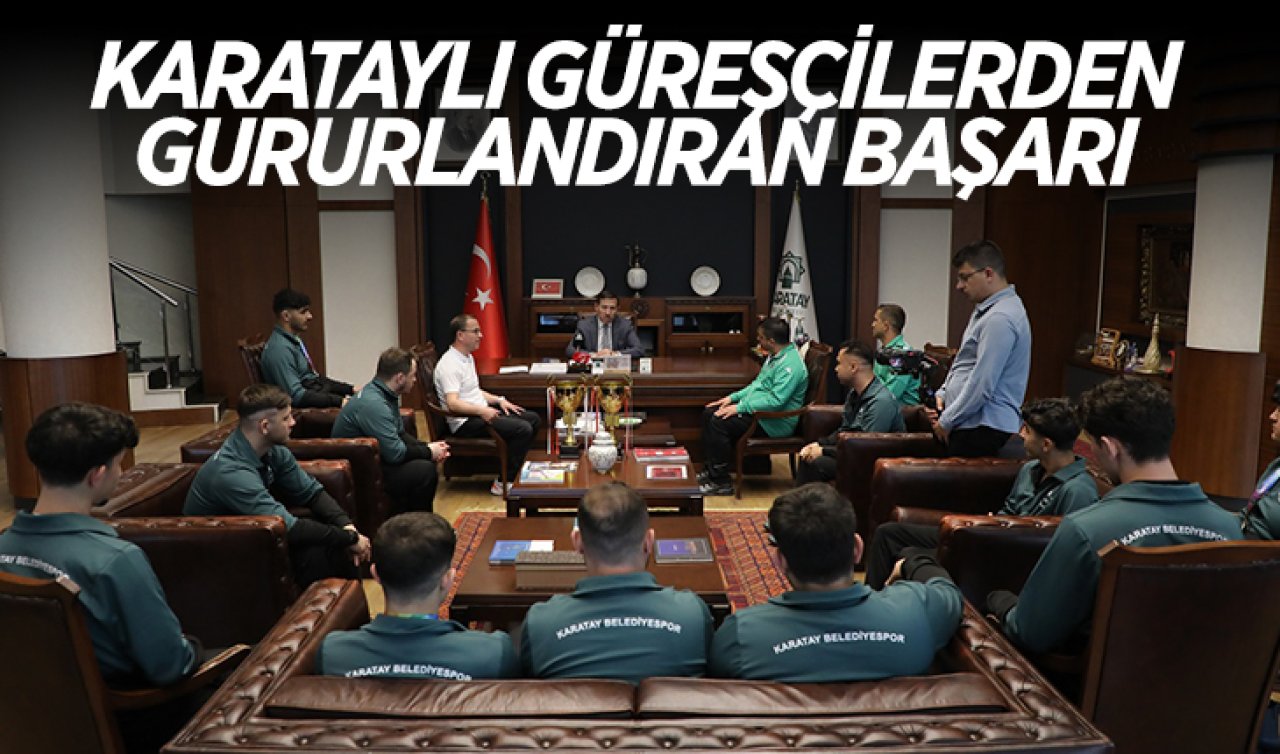  Karataylı güreşçilerden gururlandıran başarı