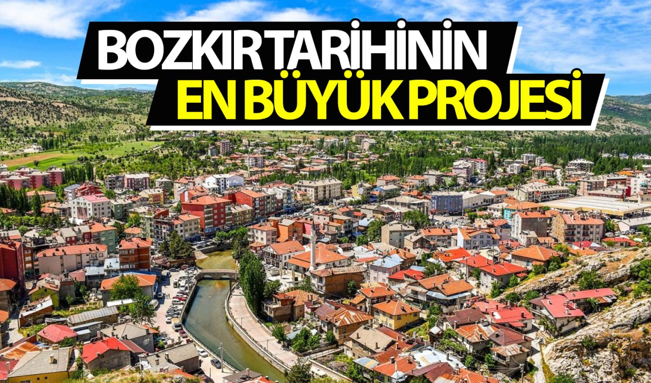 Bozkır tarihinin en büyük projesi