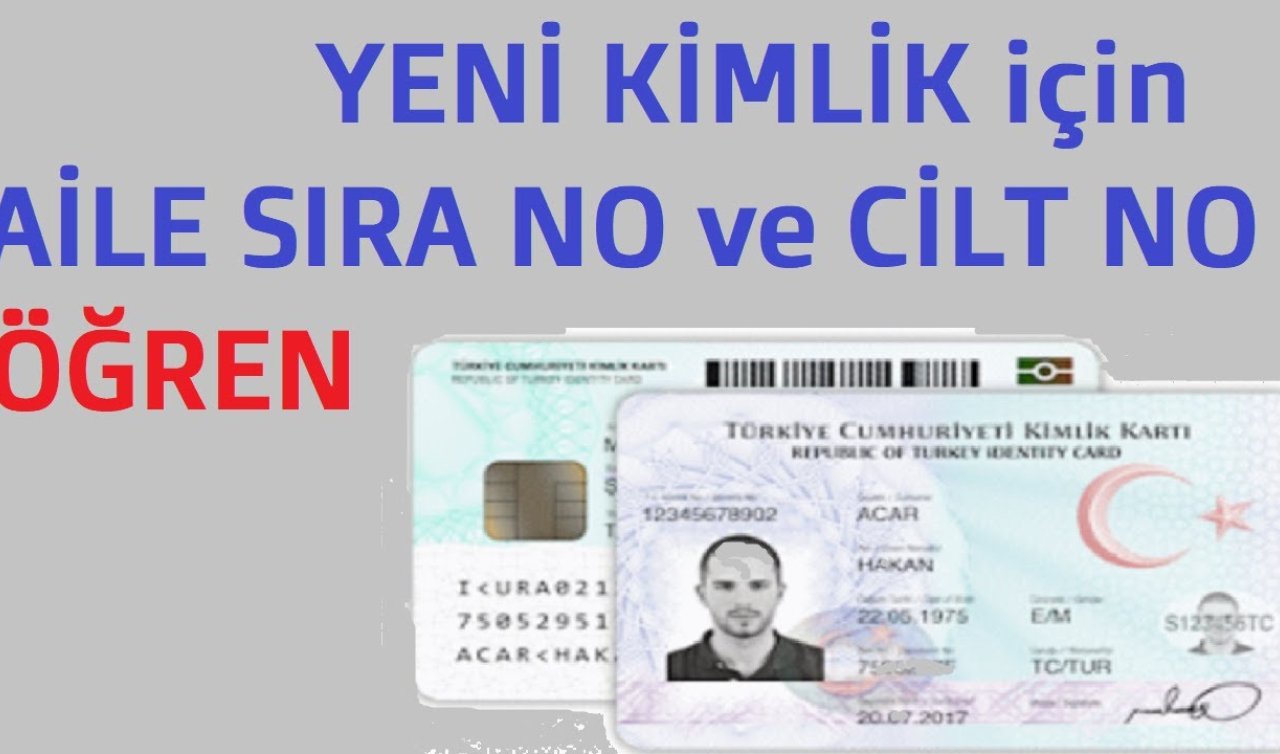 Cilt No Nedir, Nasıl Sorgulanır? Yeni Kimliklerde Cilt No Nerede ve Nasıl Bulunur? Cilt Numarası Öğrenme 2025