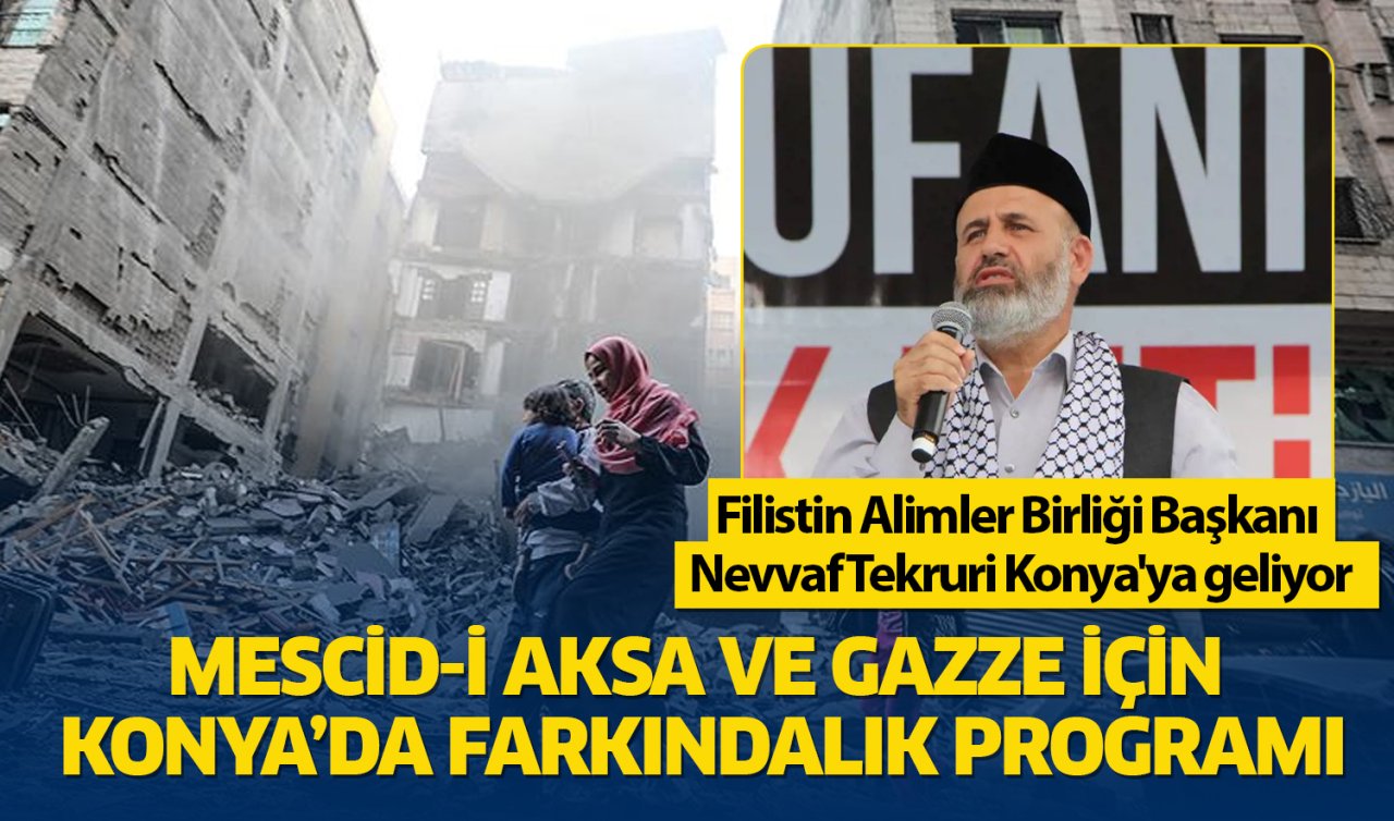 Mescid-i Aksa ve Gazze için Konya’da farkındalık programı