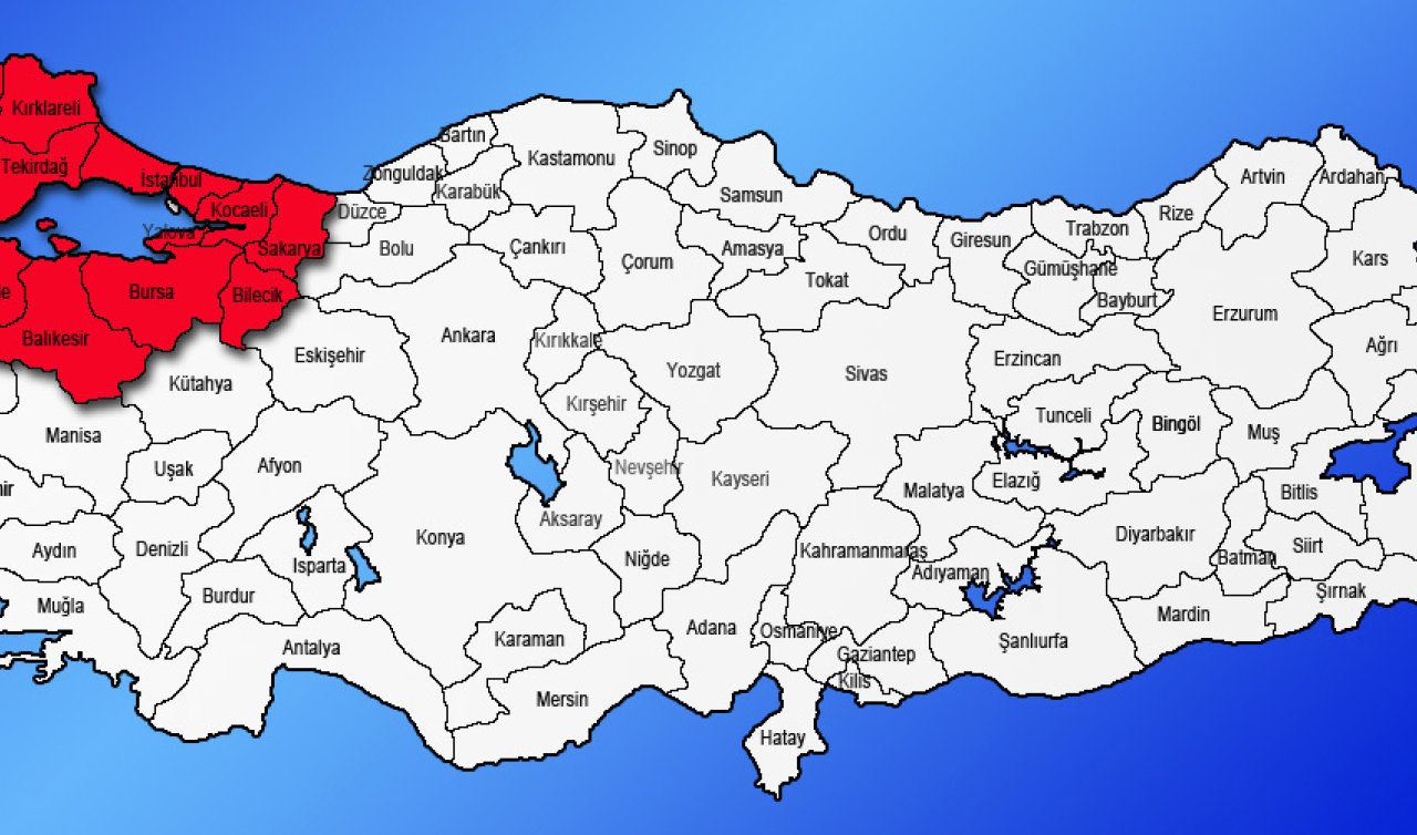 Kocaeli, Kırklareli, Balıkesir, Bursa etkilenecek! 7 gün sürebilir