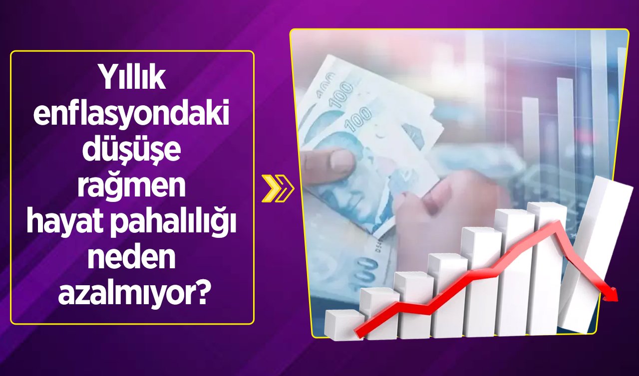 Yıllık enflasyondaki düşüşe rağmen hayat pahalılığı neden azalmıyor?