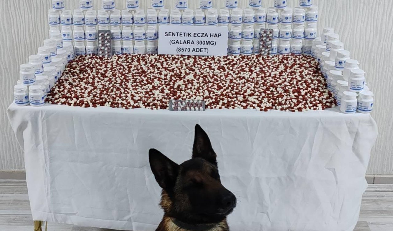 Konya’da Jandarmadan Uyuşturucu Operasyonu: Binlerce Sentetik Hap Ele Geçirildi