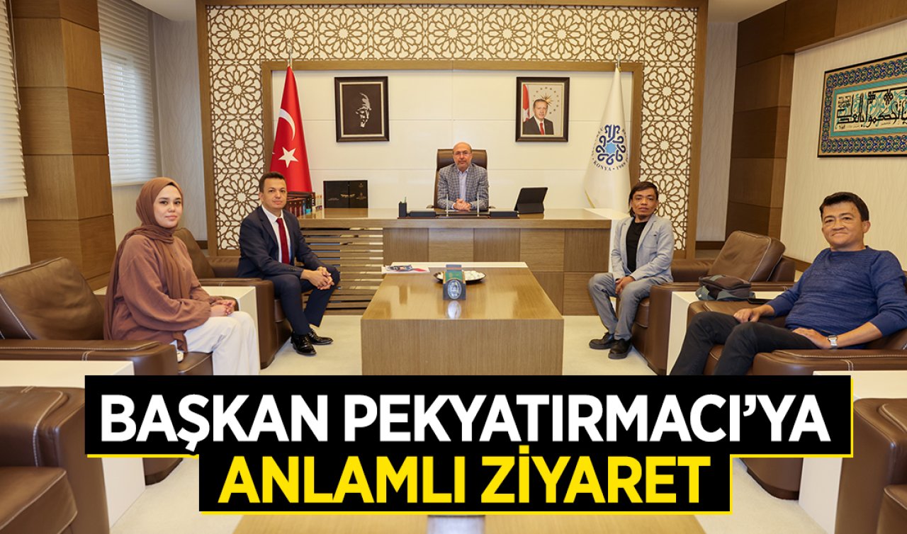 Başkan Pekyatırmacı’ya anlamlı ziyaret! 