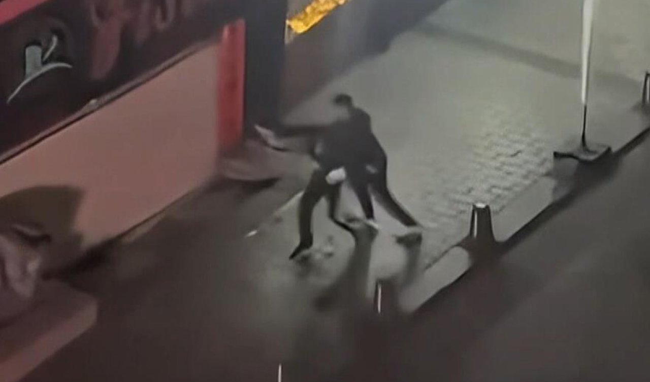 Tartıştığı kadını sokak ortasında darbetti