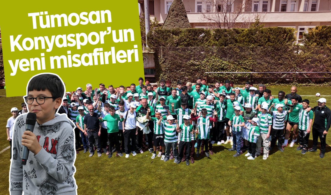Tümosan Konyaspor’un yeni misafirleri: Mahallenin küçük yıldızları