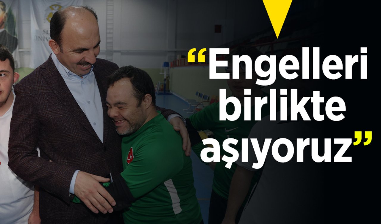 Başkan Altay: “Engelleri birlikte aşıyoruz”