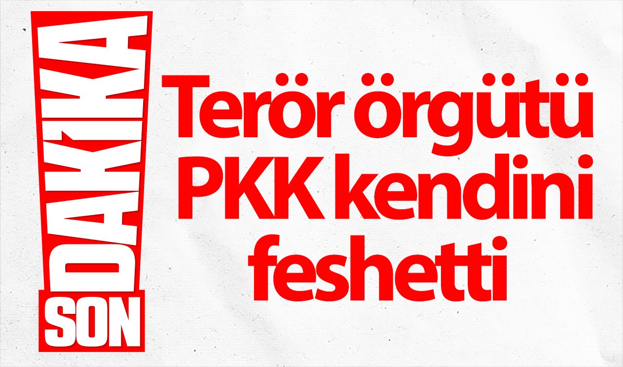 Terör örgütü PKK kendini feshetti 