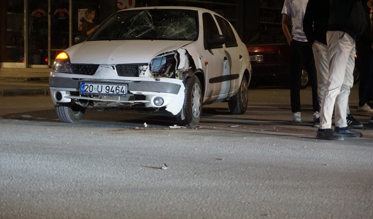 Otomobil ile motosiklet çarpıştı: 16 yaşındaki sürücü yaralandı