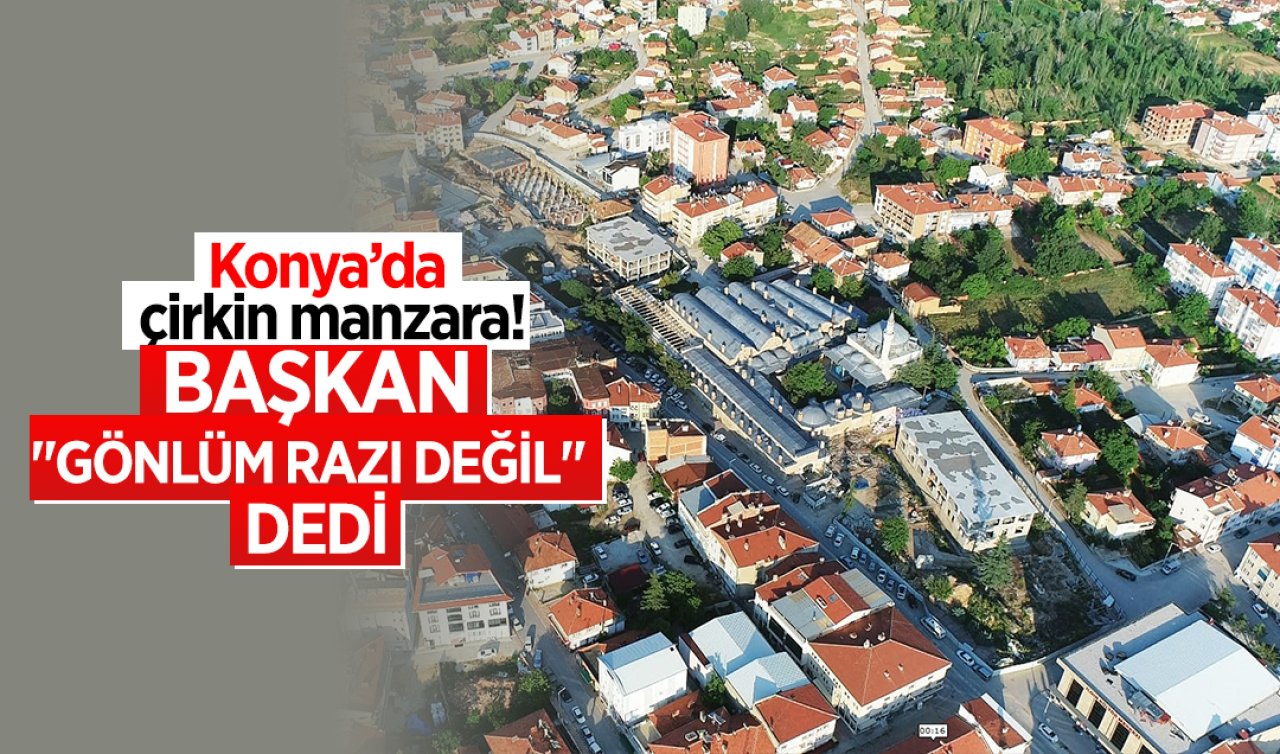 Konya’da çirkin manzara! Başkandan 1 yıl sonra yine aynı sitem
