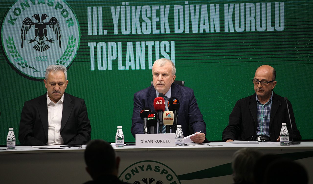 Konyaspor’da 3. Yüksek Divan Kurulu toplantısı yapıldı