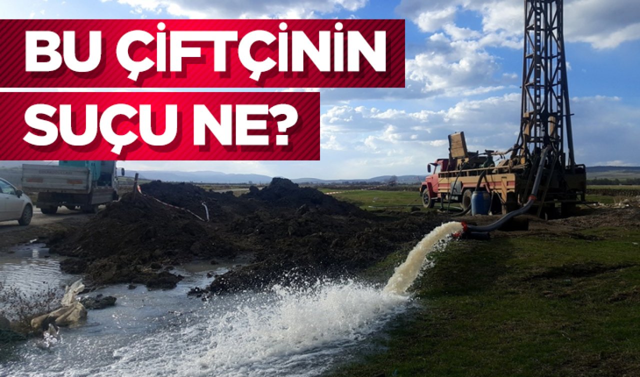 Bu çiftçinin suçu ne? 