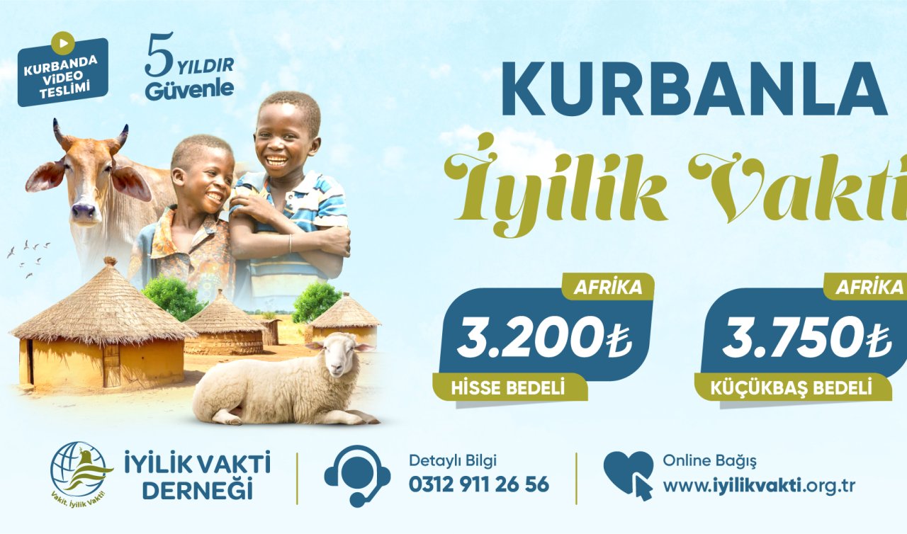  İyilik Vakti Derneği Kurban Bağışı İle Yüzleri Güldürecek