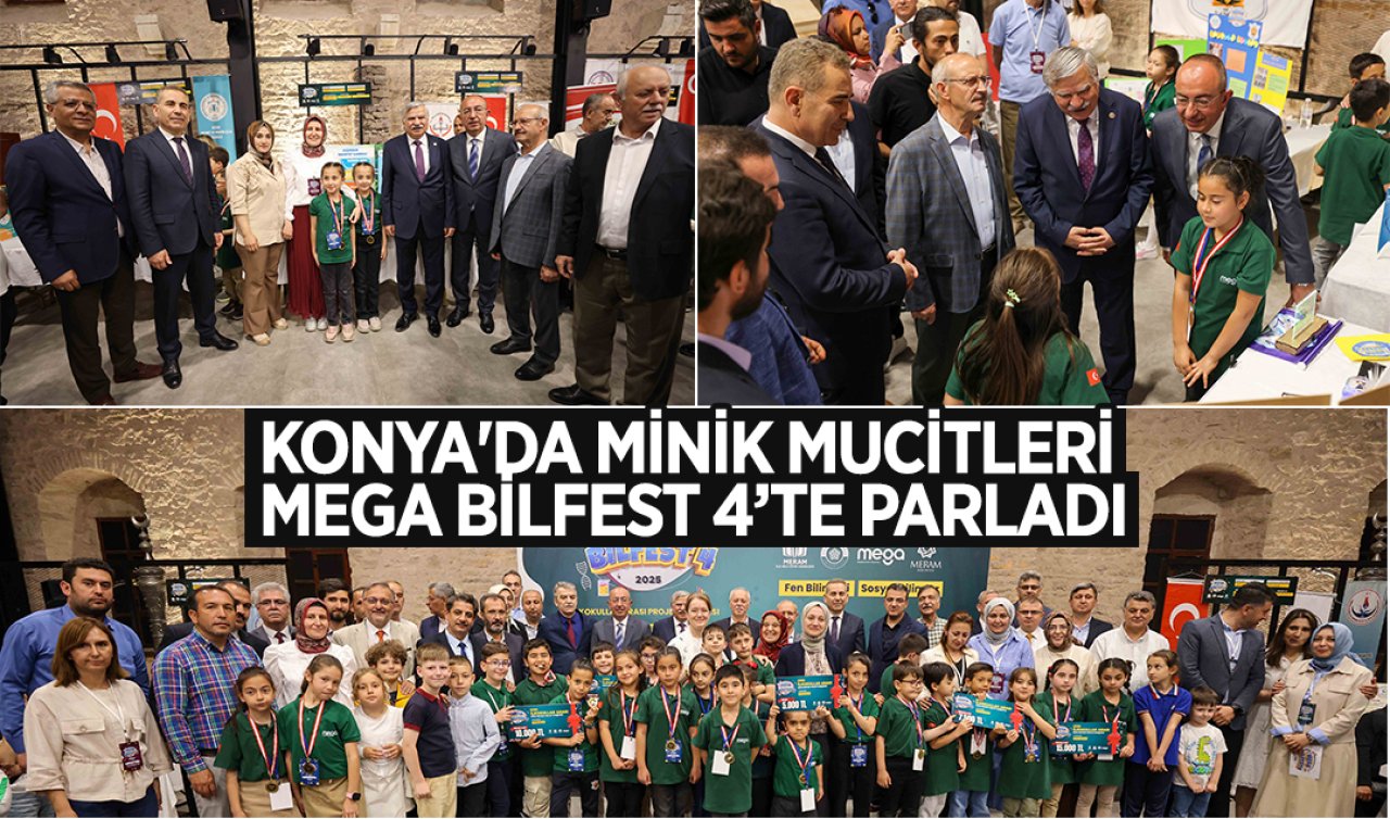 Konya’da minik mucitler Mega Bilfest 4’te parladı