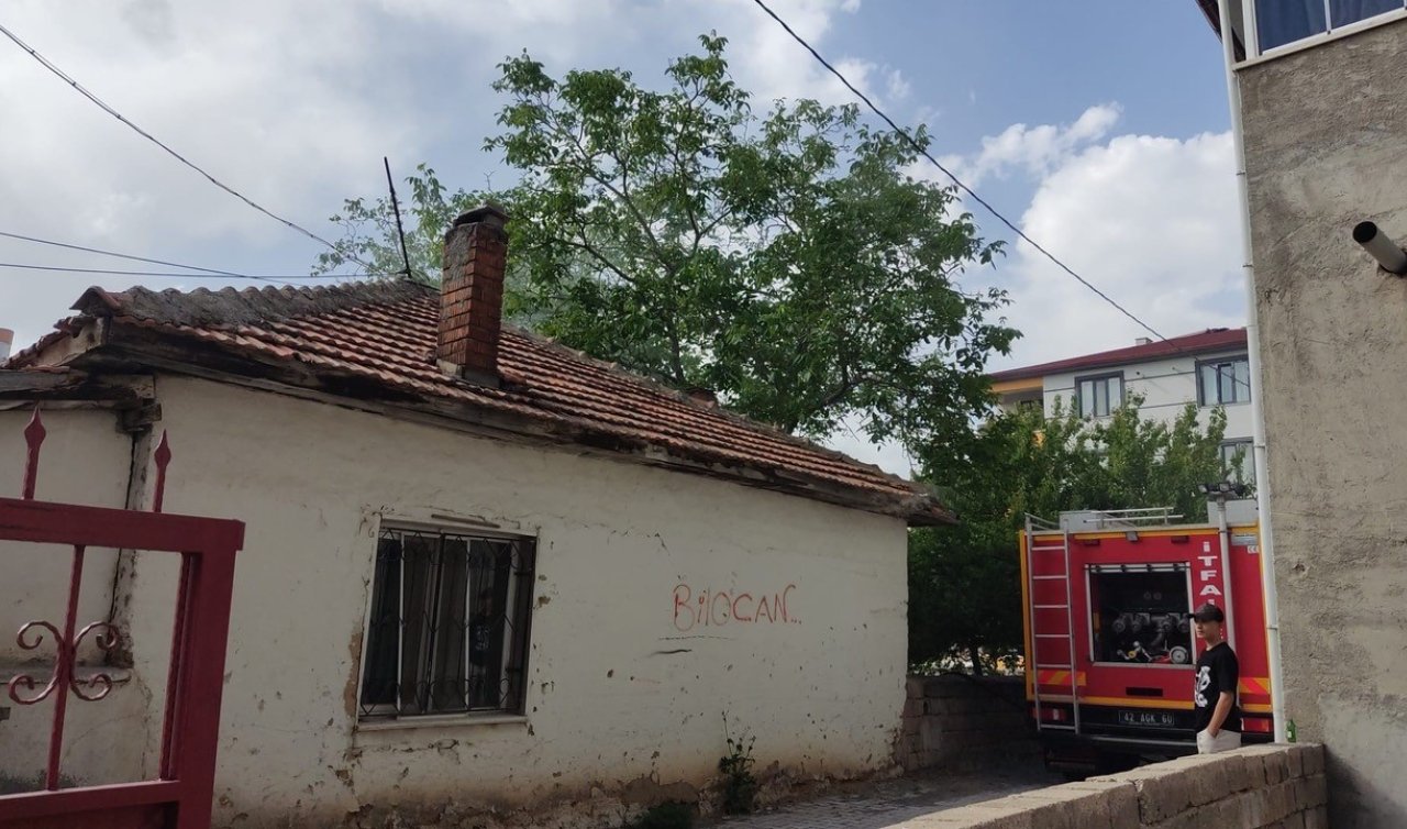 Kulu’da müstakil evde yangın