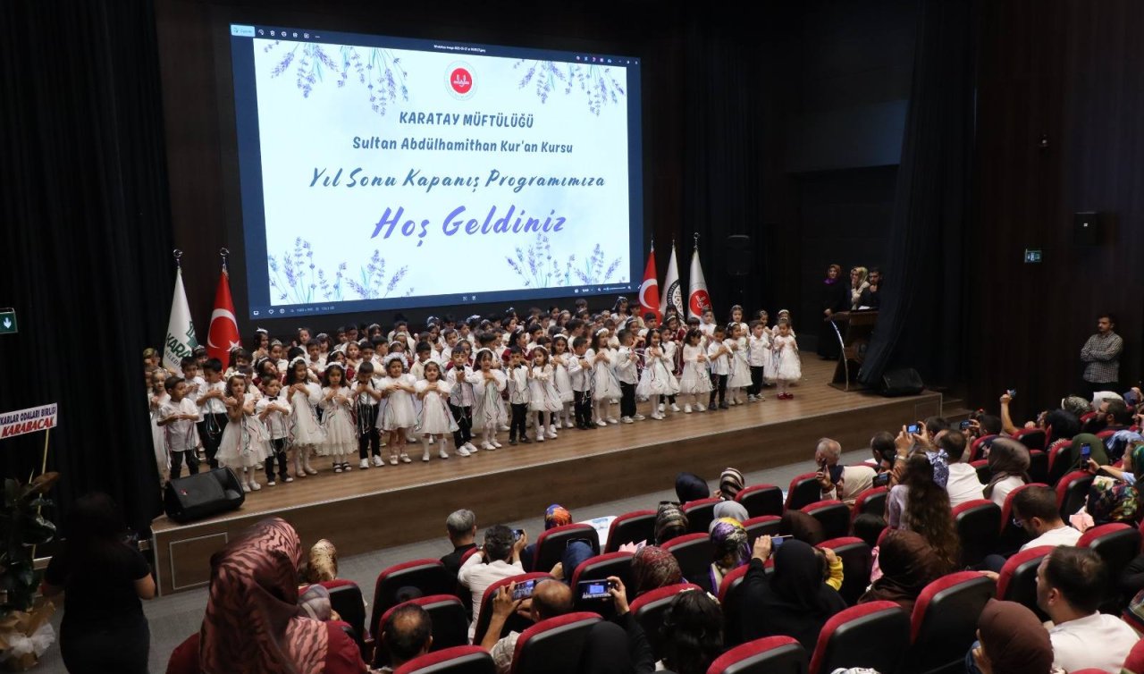 Karatay’da Manevi Eğitim Vurgusu: Yıl Sonu Programı Gerçekleştirildi