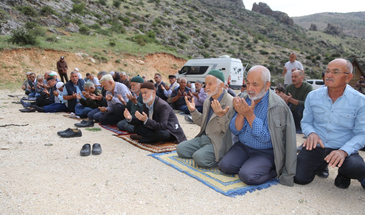 Halkapınar’da  yağmur duası yapıldı