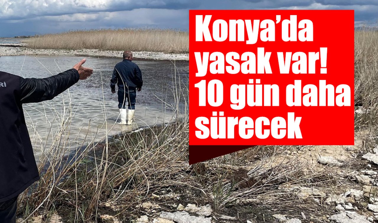 Konya’da yasak var! 10 gün sürecek