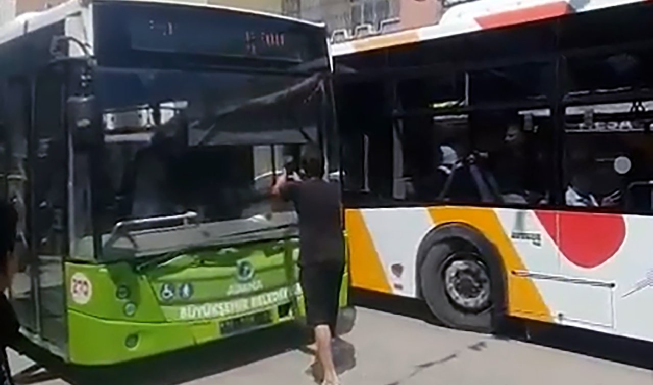 Hatalı sollama yaptı; yol vermeyen kadın belediye otobüsü şoförüne tehditler savurdu