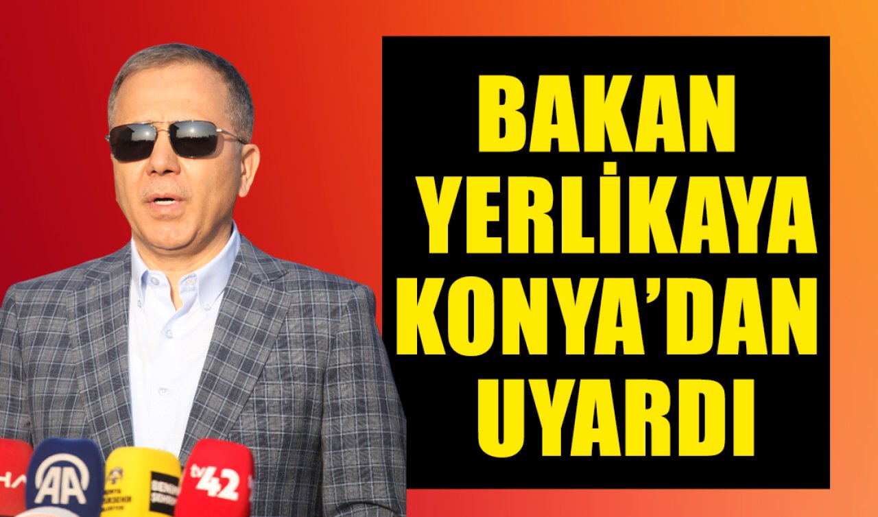 Bakan Ali Yerlikaya bayram namazını Konya’da kıldı, vatandaşa trafik uyarısında bulundu