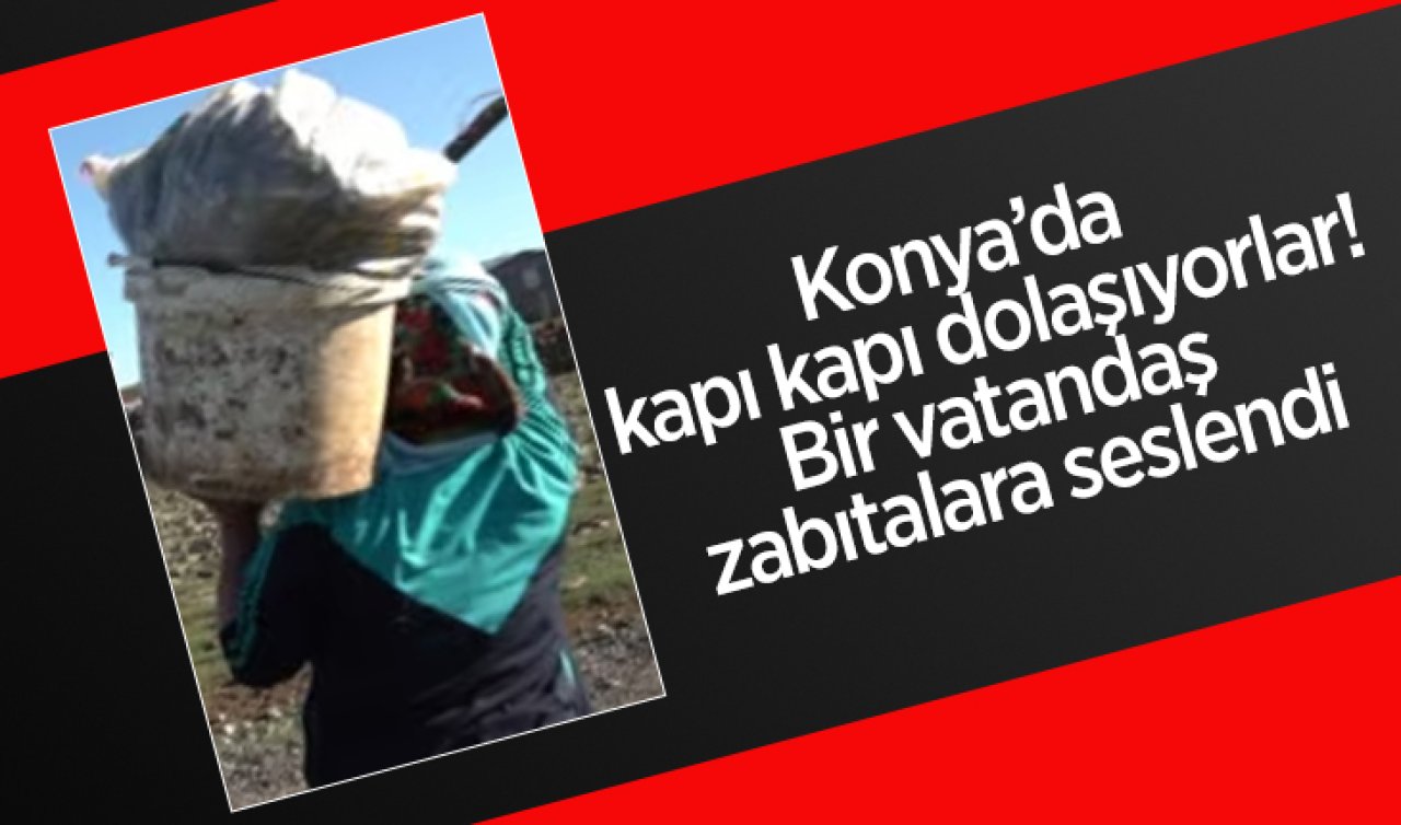 Konya’da kapı kapı dolaşıyorlar! Zabıtalara çağrı