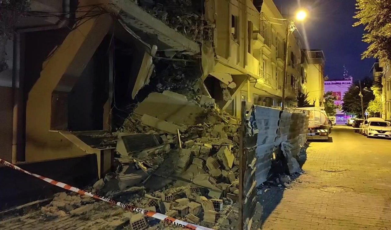 6 katlı binada kısmi çökme meydana geldi