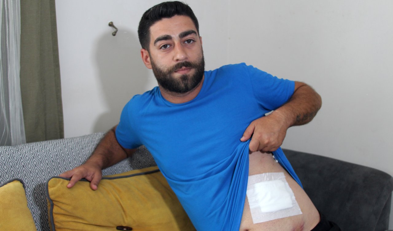 Bayramlaşmaya gitti karnına yorgun mermi isabet etti