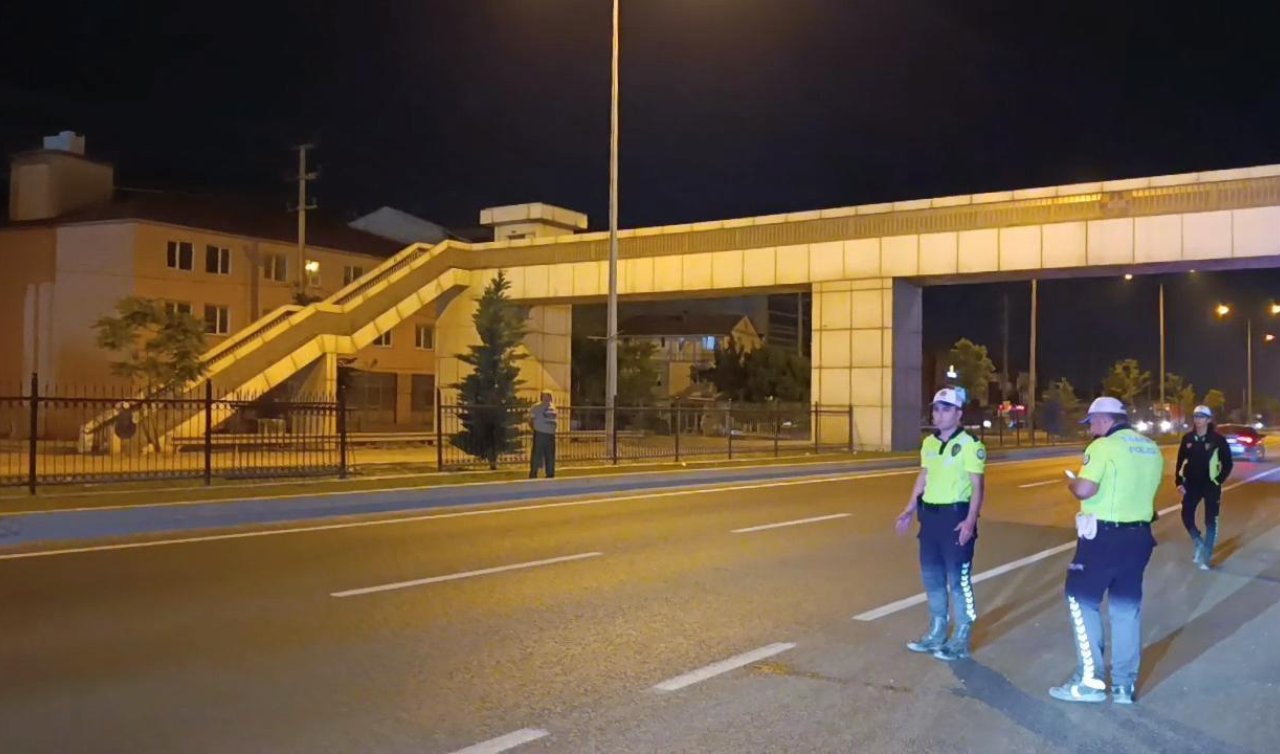 Üst geçidi kullanmayan yayaya otobüs çarptı