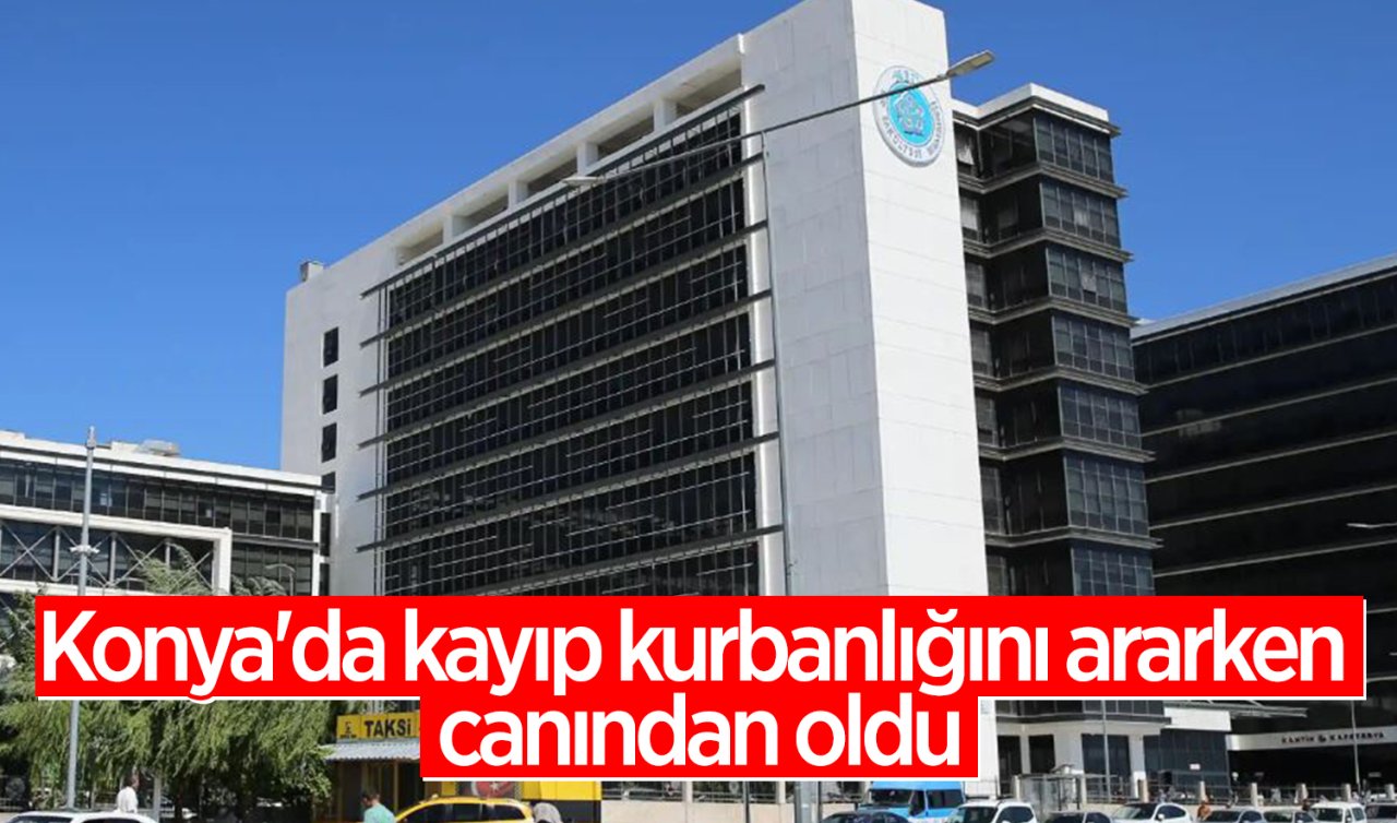 Konya’da kayıp kurbanlığını ararken canından oldu