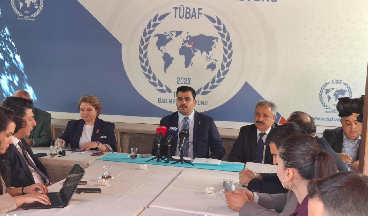 AK Parti Genel Sekreteri Eyyüp Kadir İnan TÜBAF ziyaretinde konuştu 