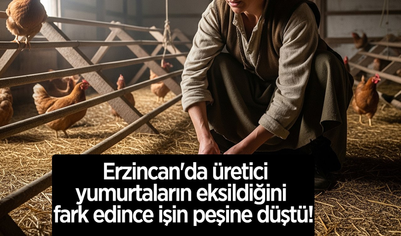 Erzincan’da üretici yumurtaların eksildiğini fark edince işin peşine düştü! Gizlice girerek yumurtaları tek tek mideye indiriyormuş 