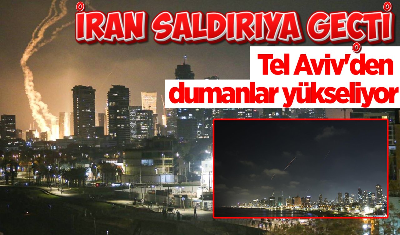 İran saldırıya geçti: Tel Aviv’den dumanlar yükseliyor