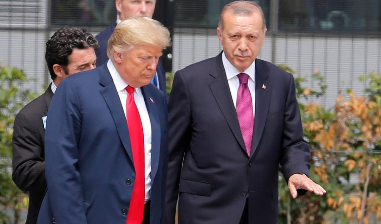 Cumhurbaşkanı Erdoğan Trump ile görüştü
