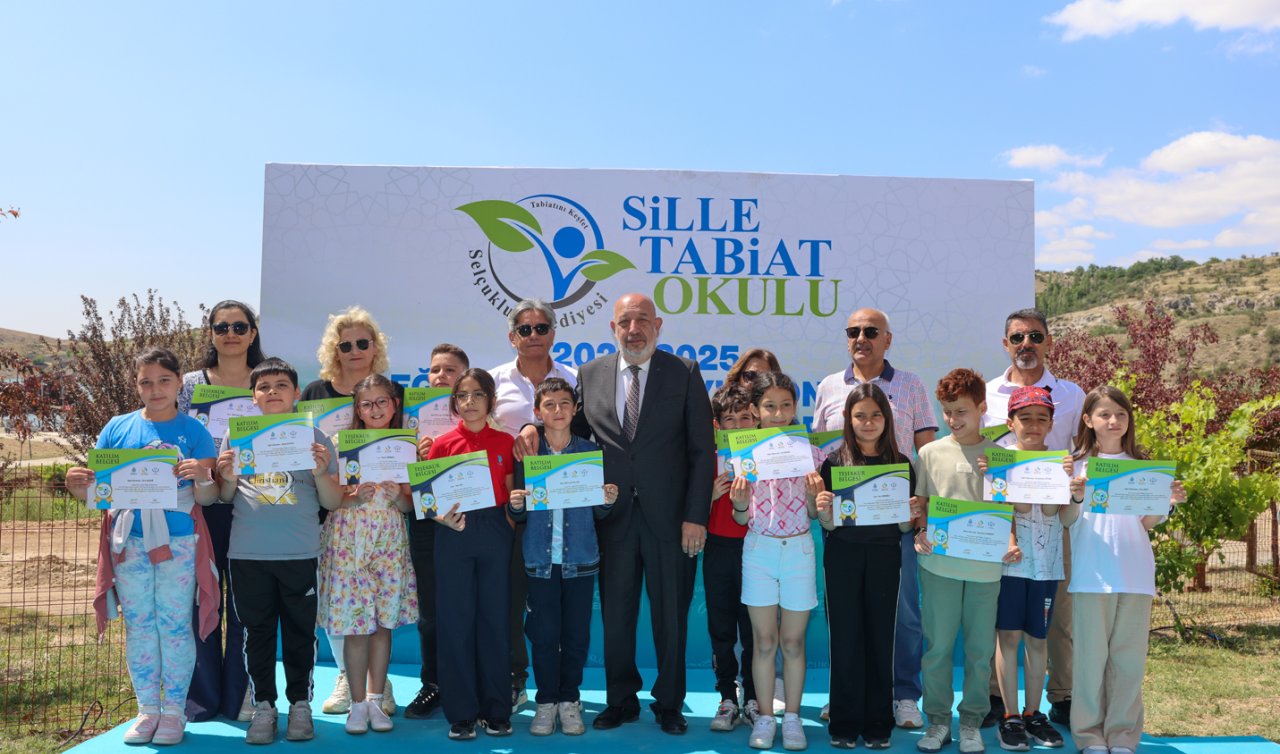 Sille Tabiat Okulu’nda mezuniyet heyecanı yaşandı
