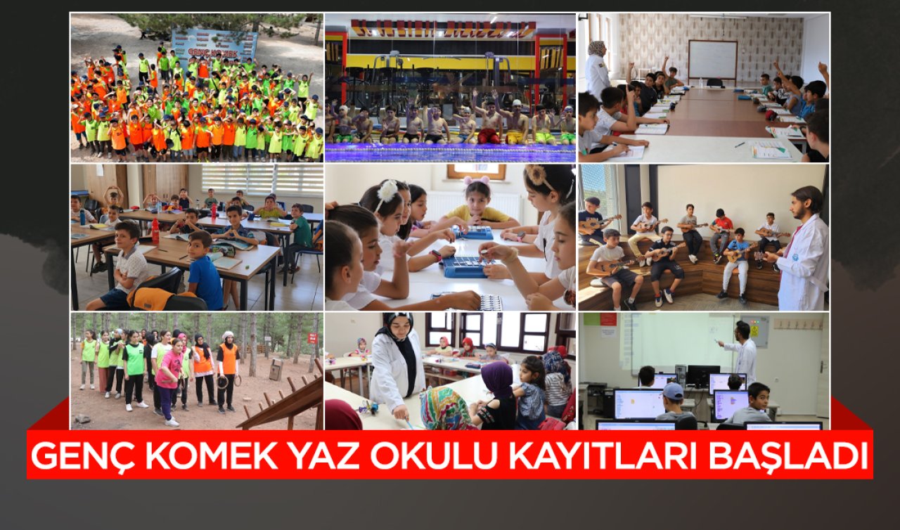 Genç KOMEK yaz okulu kayıtları başladı