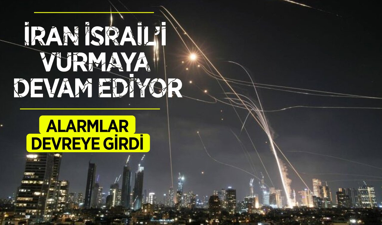 İsrail duyurdu: İran yeni bir füze saldırısı başlattı