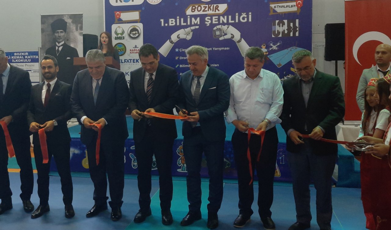 Bozkır’da 1. Bilim Şenliği açıldı