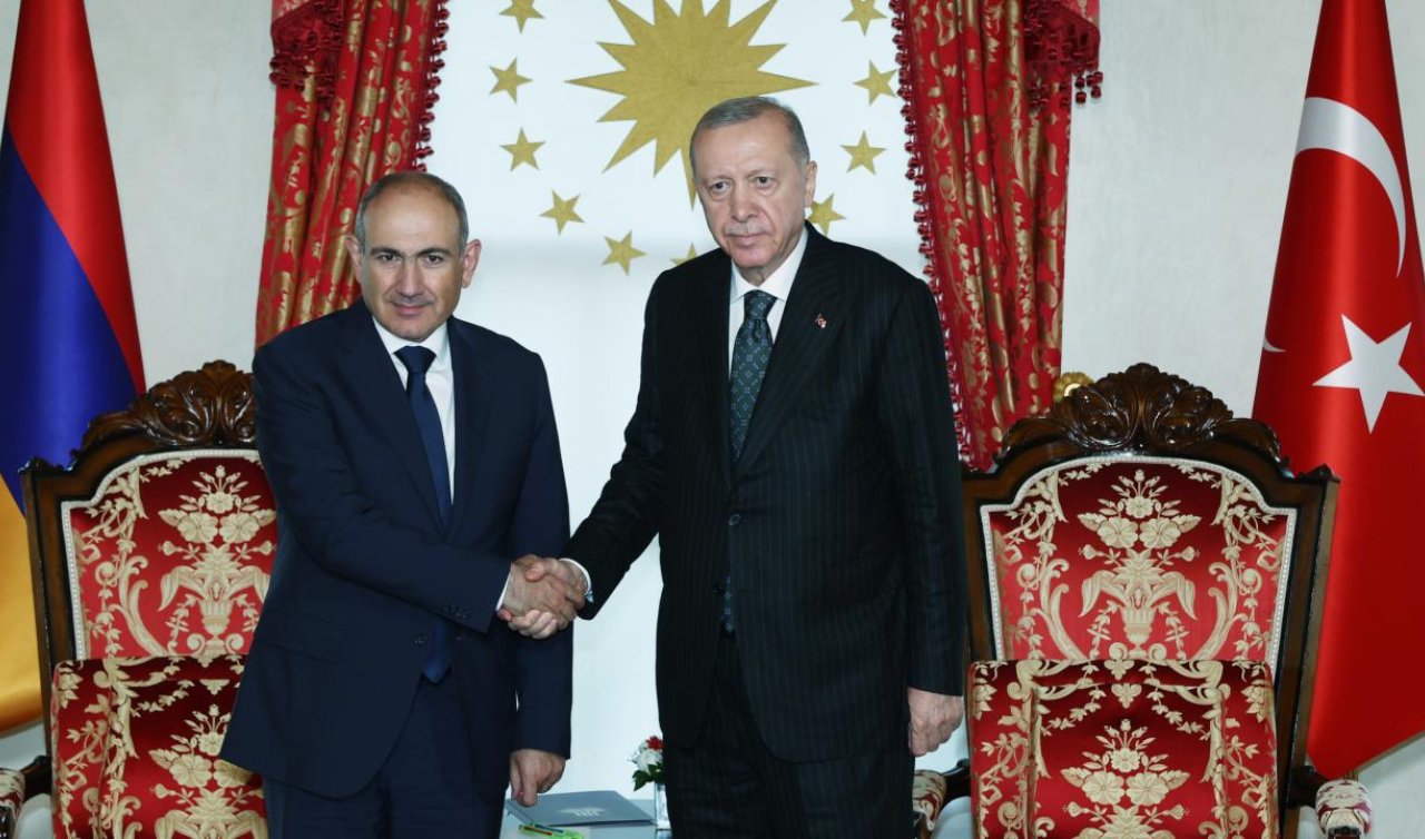 Cumhurbaşkanı Erdoğan Ermenistan Başbakanı Paşinyan’ı kabul etti