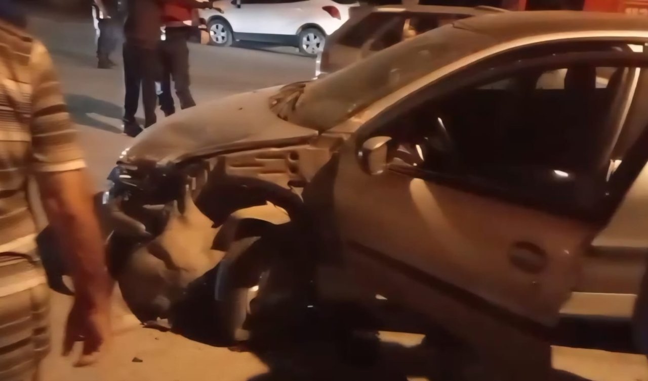 Otomobil ile çarpışan motosikletin sürücüsü öldü