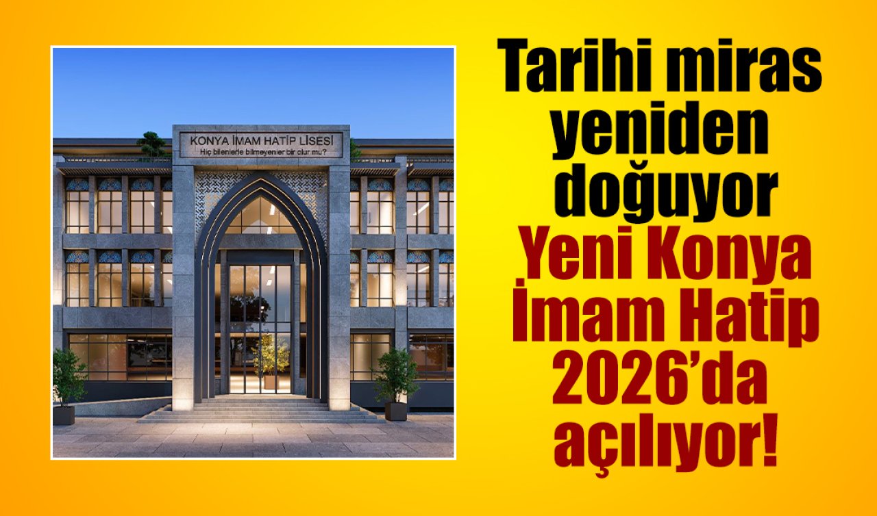 Tarihi miras yeniden doğuyor: Konya’da 200 yıl ayakta kalacak! 