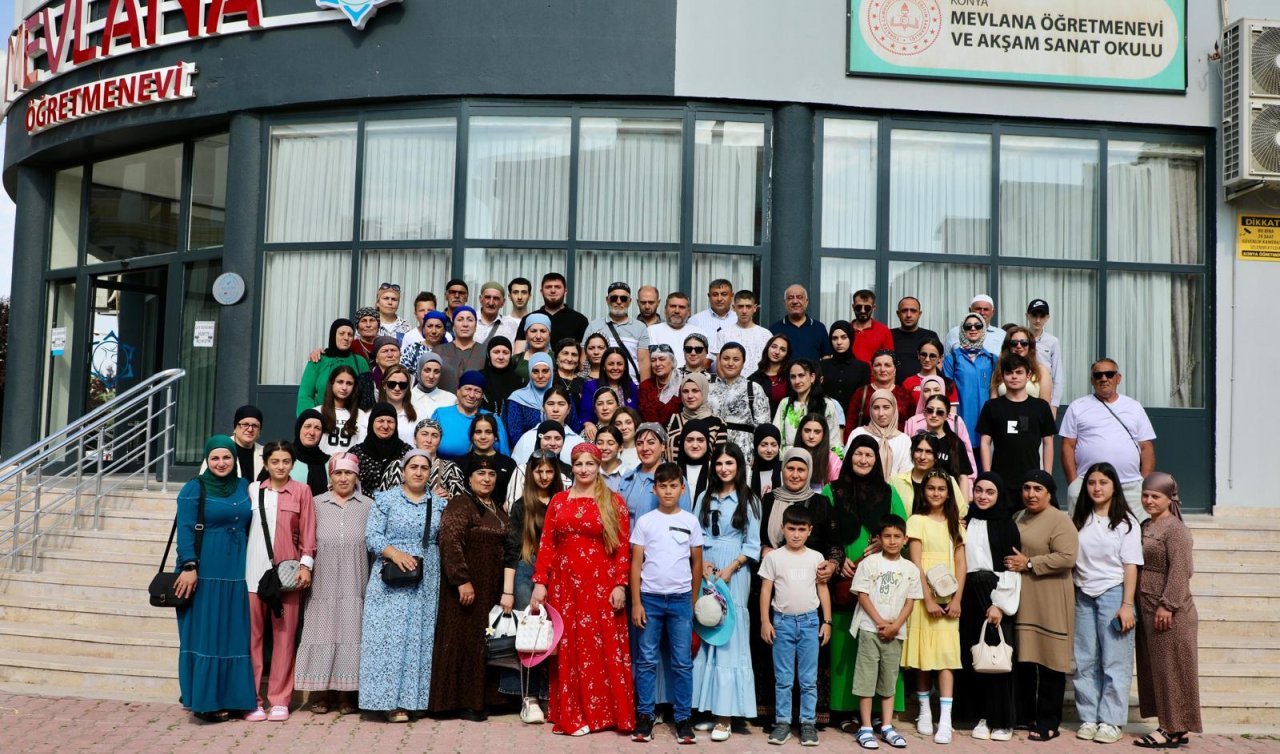 Ahıska Türkü aileler Konya’da ağırlandı