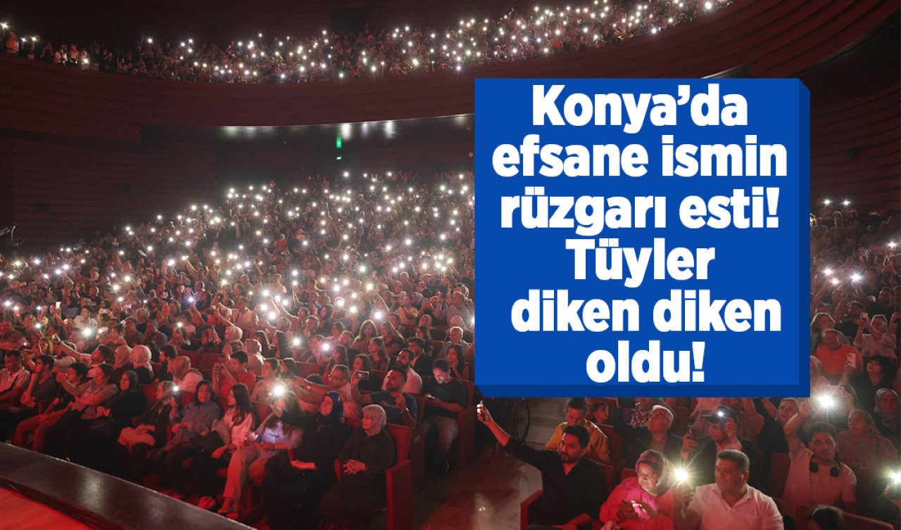 Konya’da efsane ismin rüzgârı böyle esti