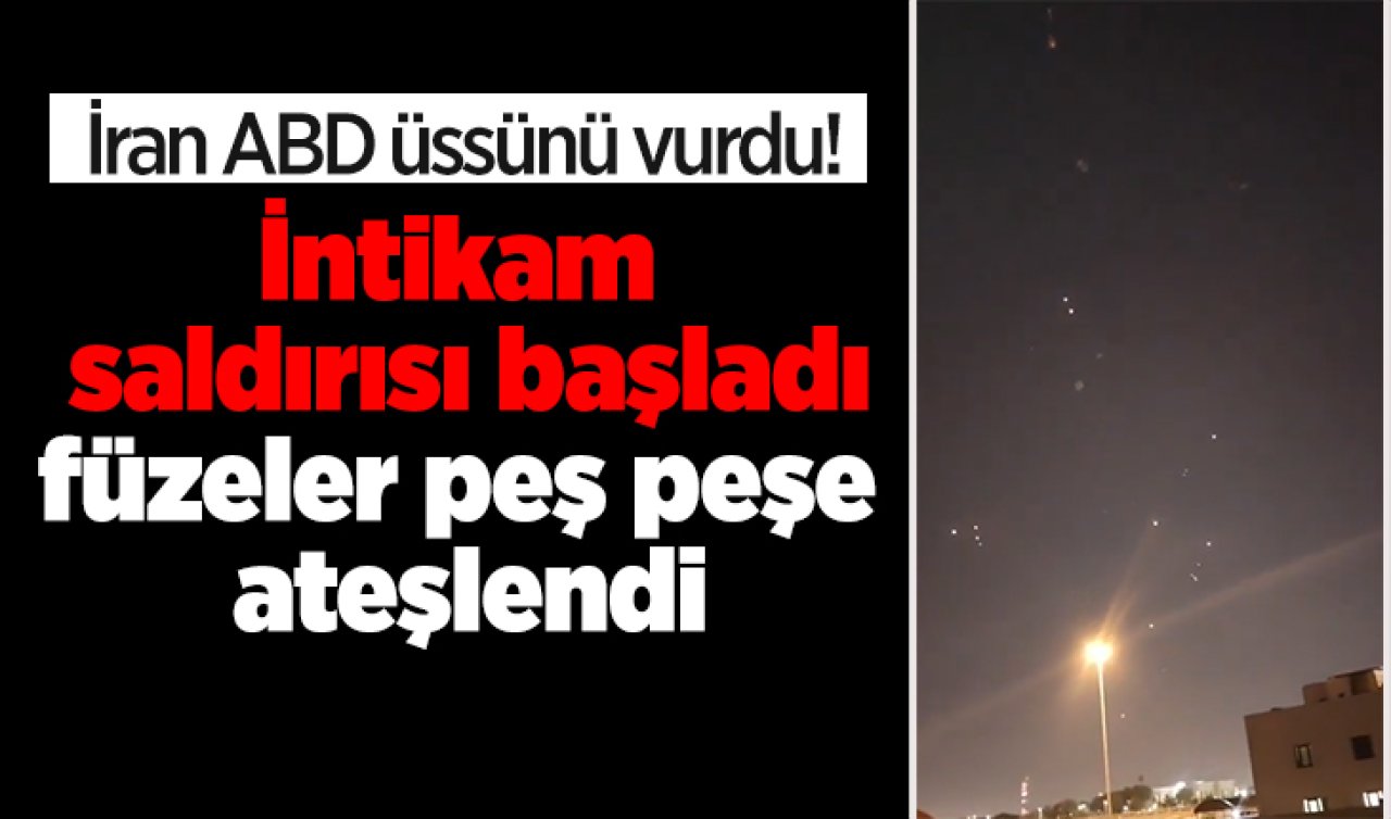 Katar’da patlama sesleri! İran’dan ABD üssüne yönelik askeri harekat