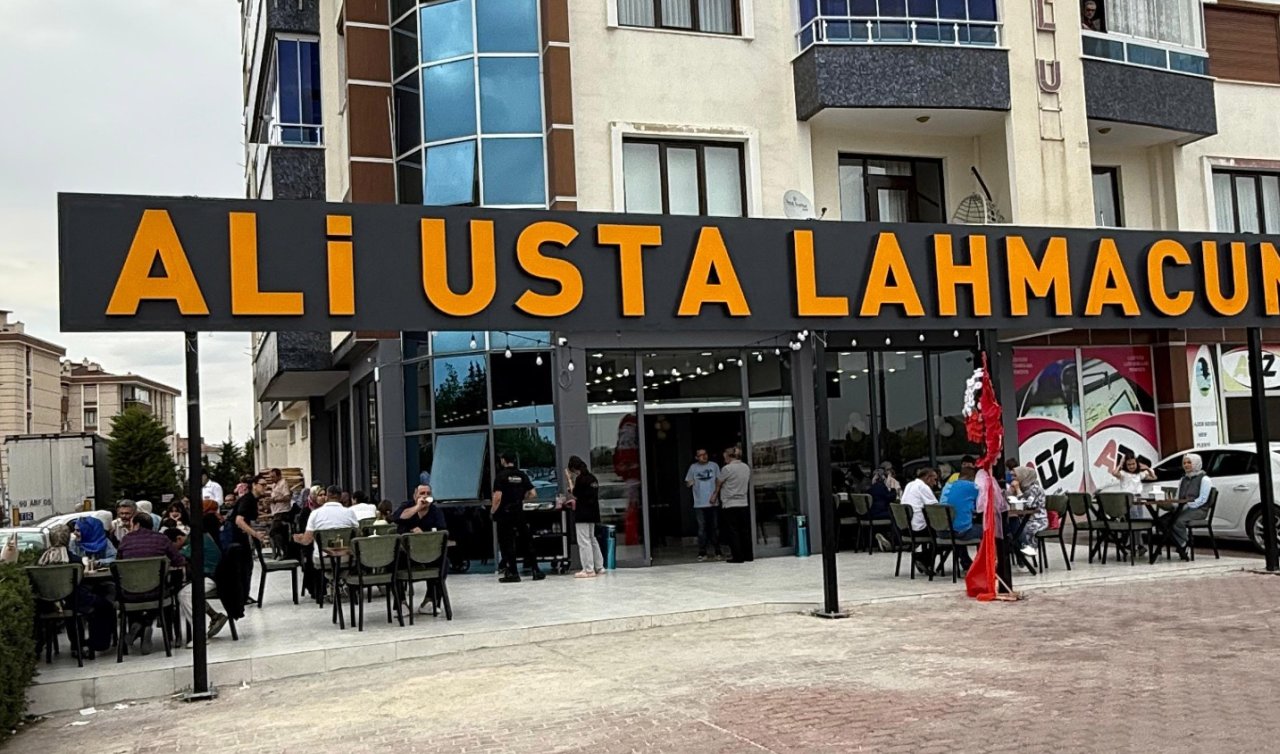 Ali Usta Express, bu kez yağ somunu ve lahmacuna lezzetli dokunuş yaptı